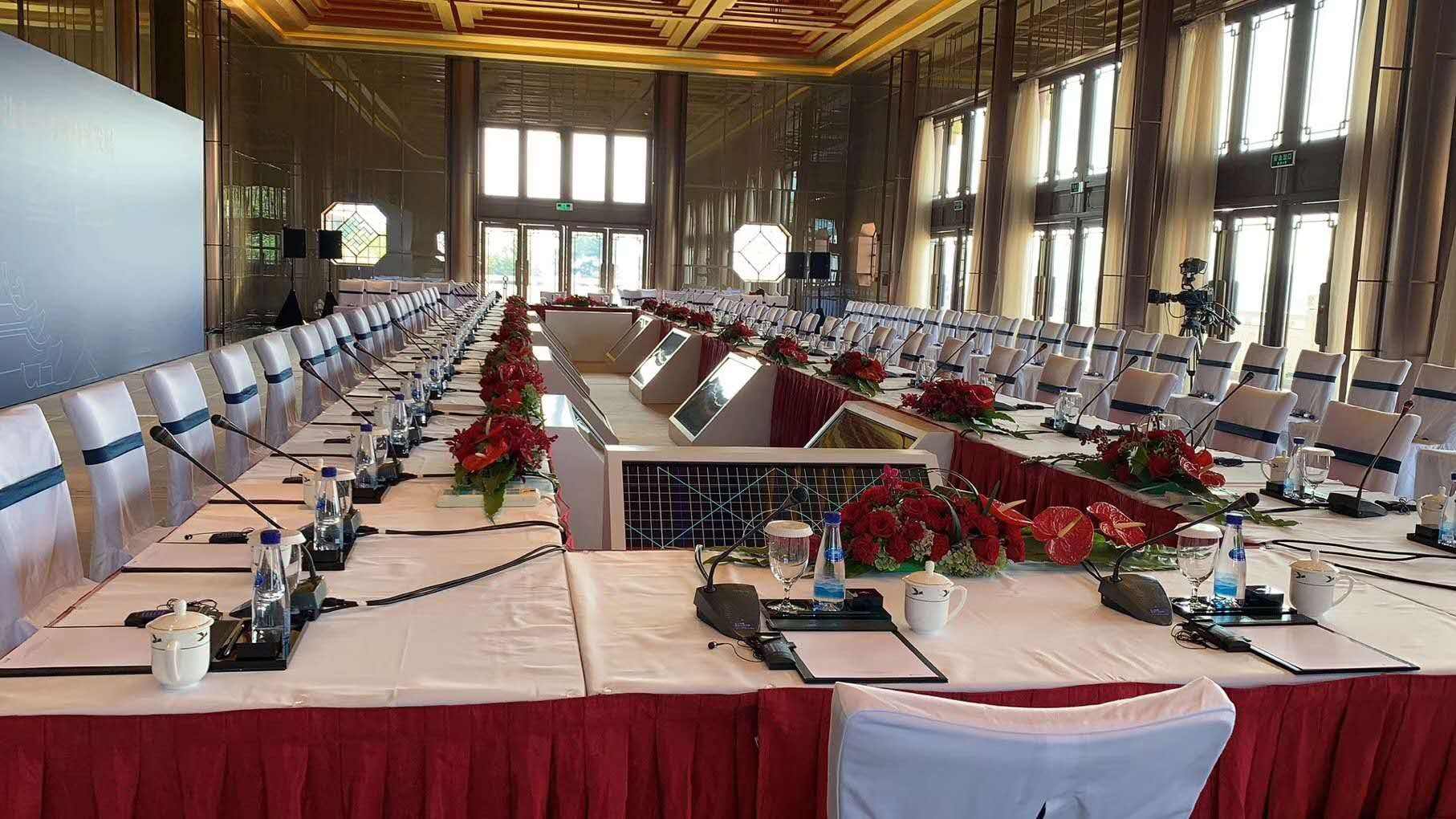 中国孟加拉交接中援孟国际会议中心同传设备项目、见证友谊